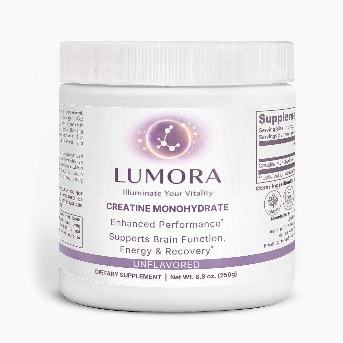 LUMORA™ Creatine Monohydrate on a White-Label