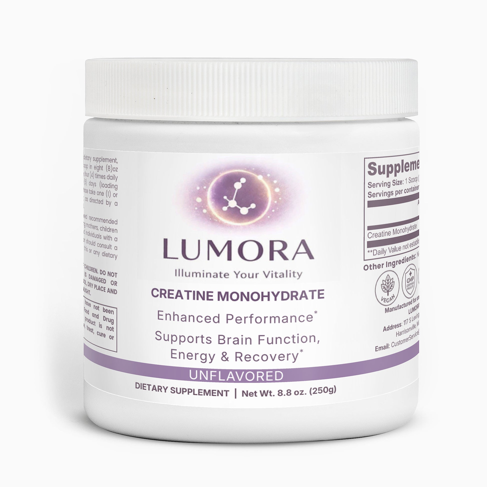LUMORA™ Creatine Monohydrate on a White-Label